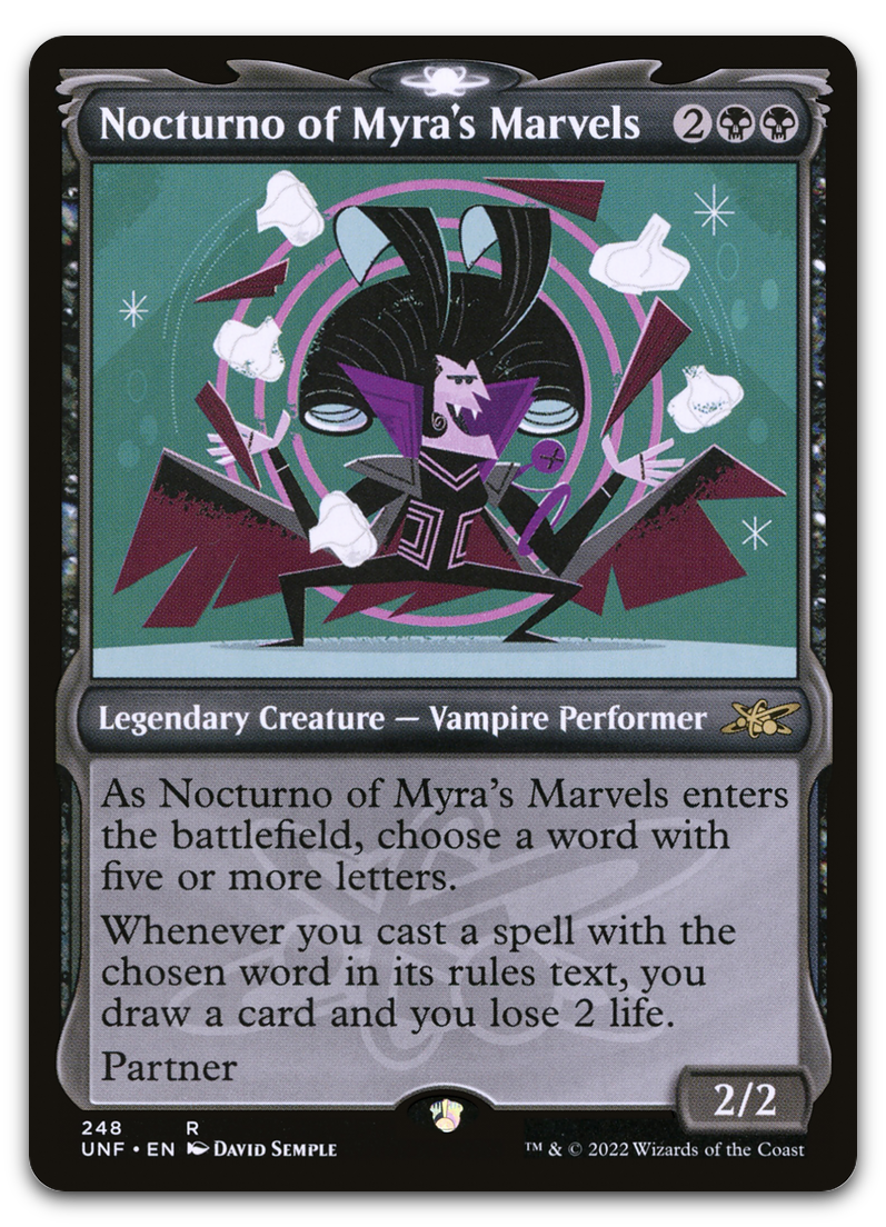 Nocturno of Myra's Marvels (Showcase) (Unfinity)