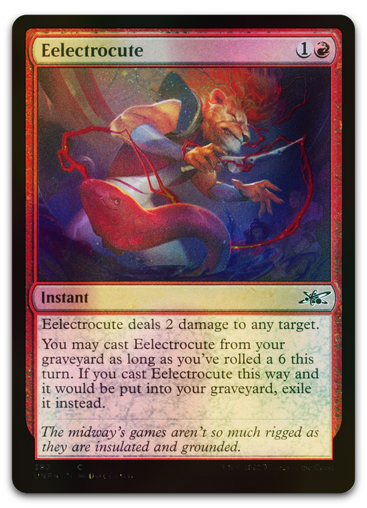 Eelectrocute (Galaxy Foil) (Unfinity)
