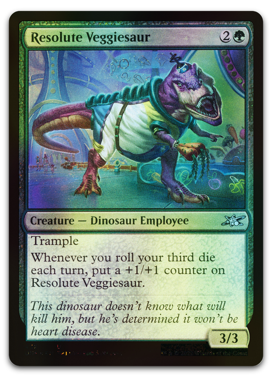 Resolute Veggiesaur (Galaxy Foil) (Unfinity)