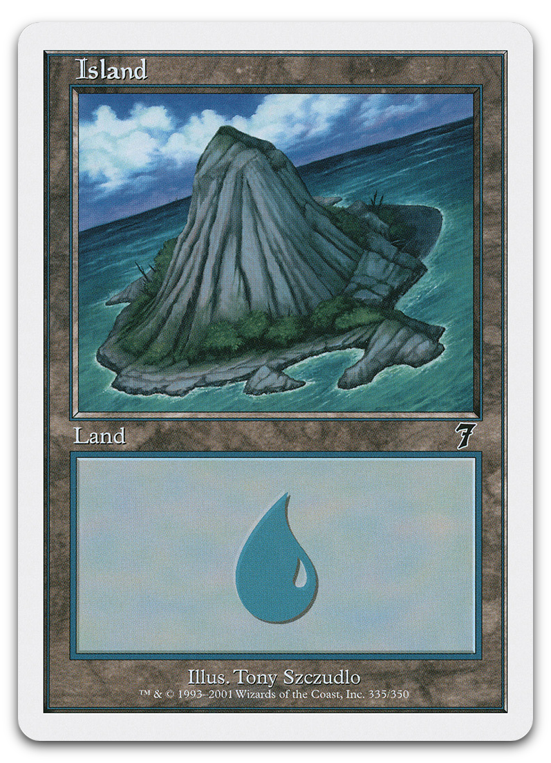 Island (335) (7th Edition)