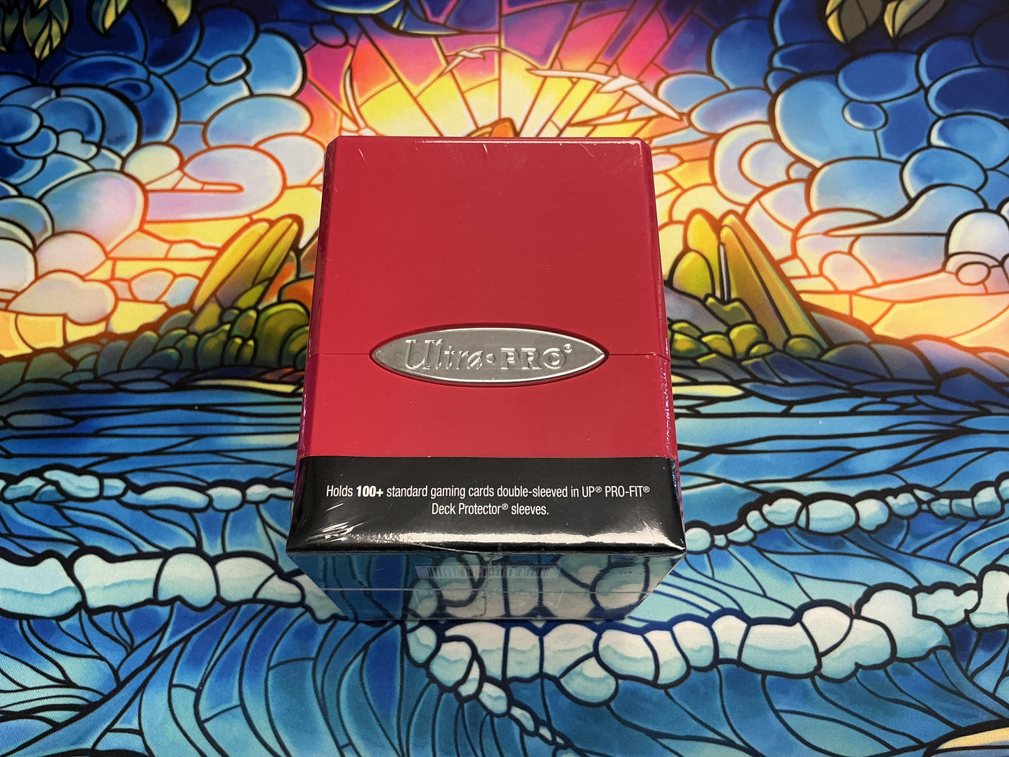 Ultrapro Satin Cube Deck Box (Apple Red)