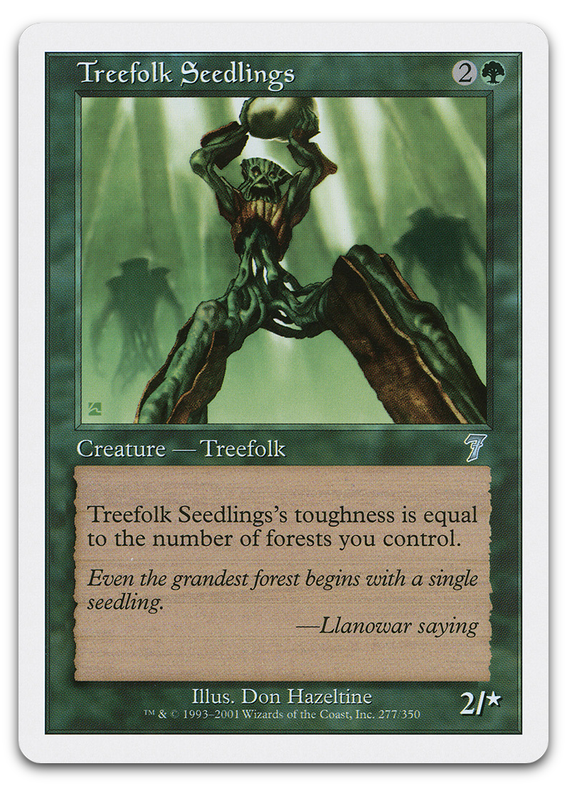 Treefolk Seedlings (7th Edition)
