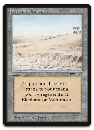 Elephant Graveyard (Arabian Nights)