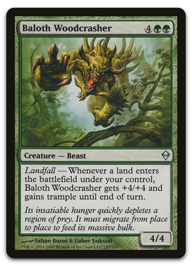 Baloth Woodcrasher (Zendikar)