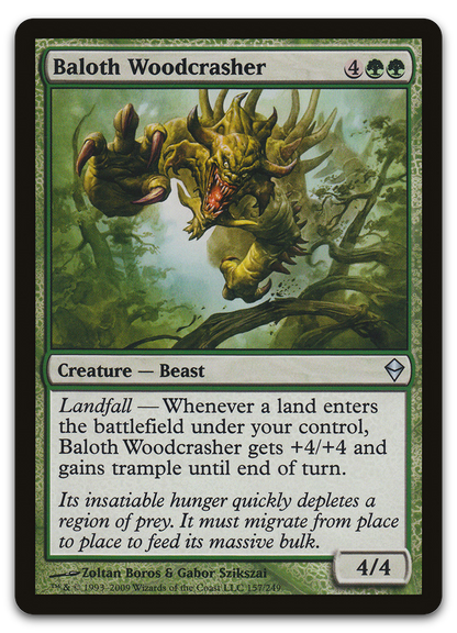 Baloth Woodcrasher (Zendikar)