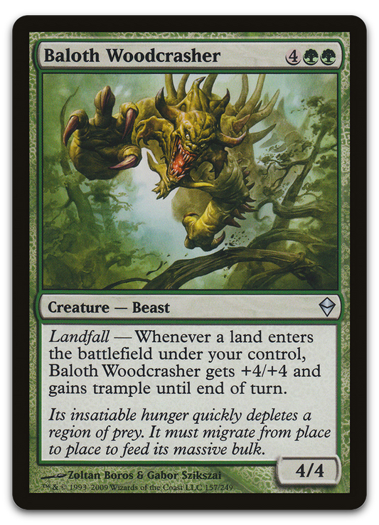 Baloth Woodcrasher (Zendikar)