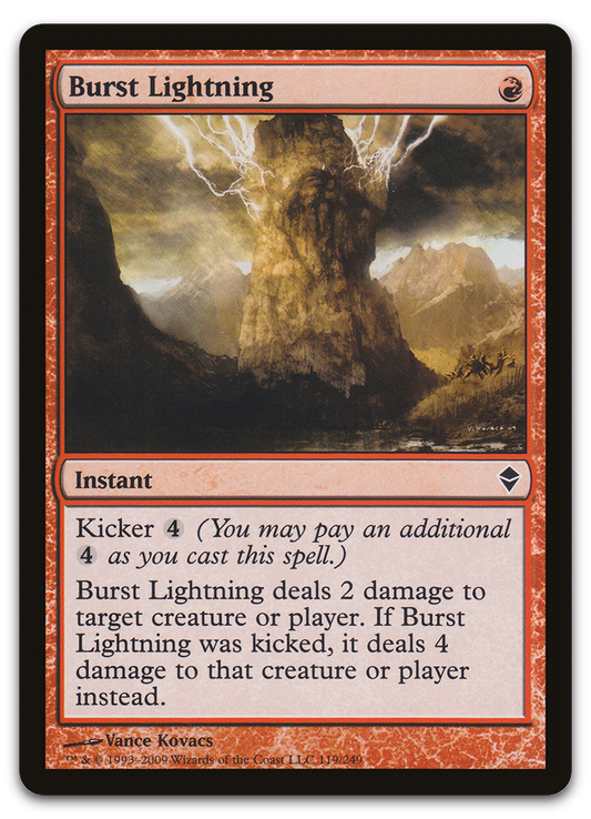 Burst Lightning (Zendikar)
