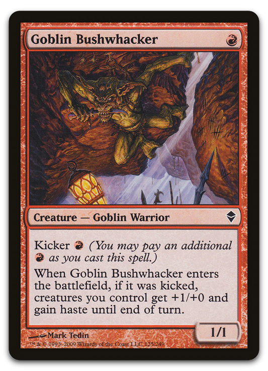 Goblin Bushwhacker (Zendikar)