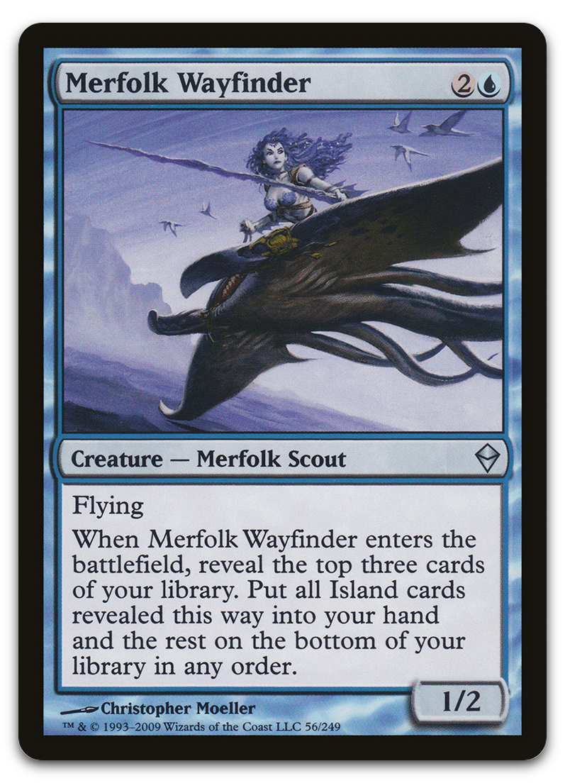 Merfolk Wayfinder (Zendikar)