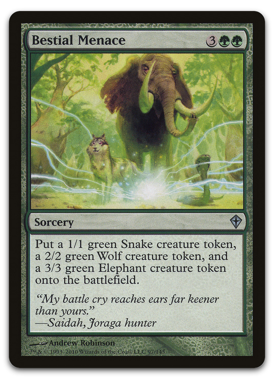 Bestial Menace (Worldwake)