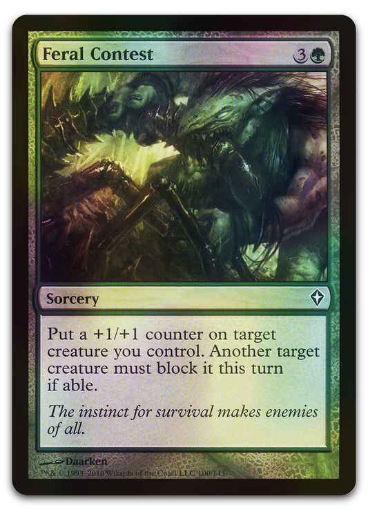 Feral Contest (Worldwake)