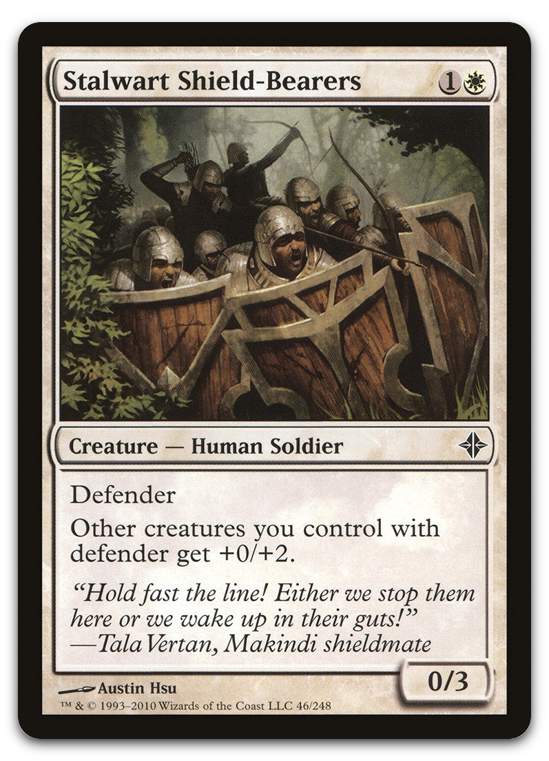 Stalwart Shield-Bearers (Rise of the Eldrazi)