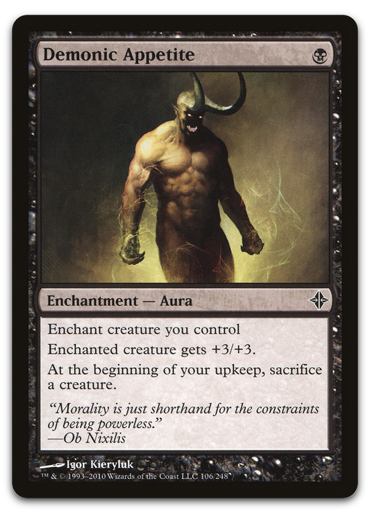 Demonic Appetite (Rise of the Eldrazi)