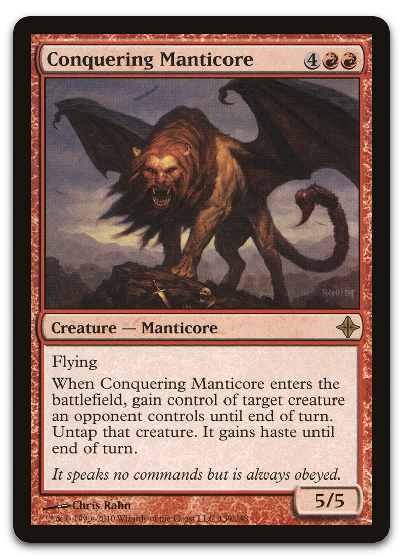 Conquering Manticore (Rise of the Eldrazi)