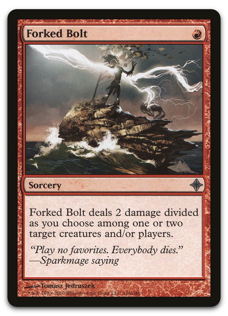 Forked Bolt (Rise of the Eldrazi)