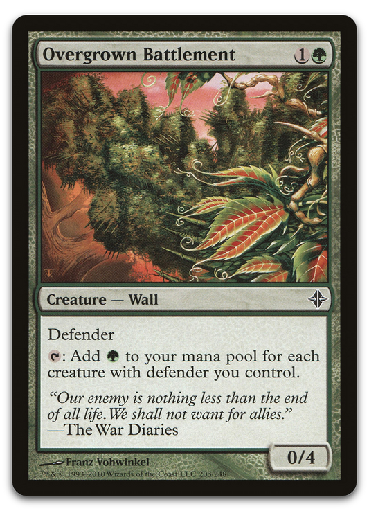 Overgrown Battlement (Rise of the Eldrazi)