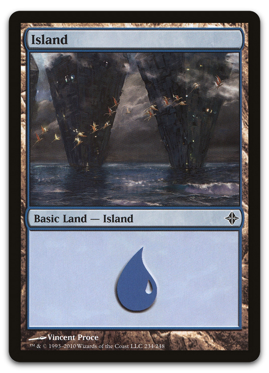 Island (234) (Rise of the Eldrazi)