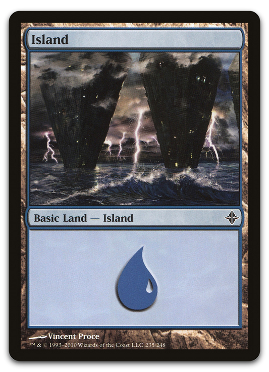 Island (235) (Rise of the Eldrazi)