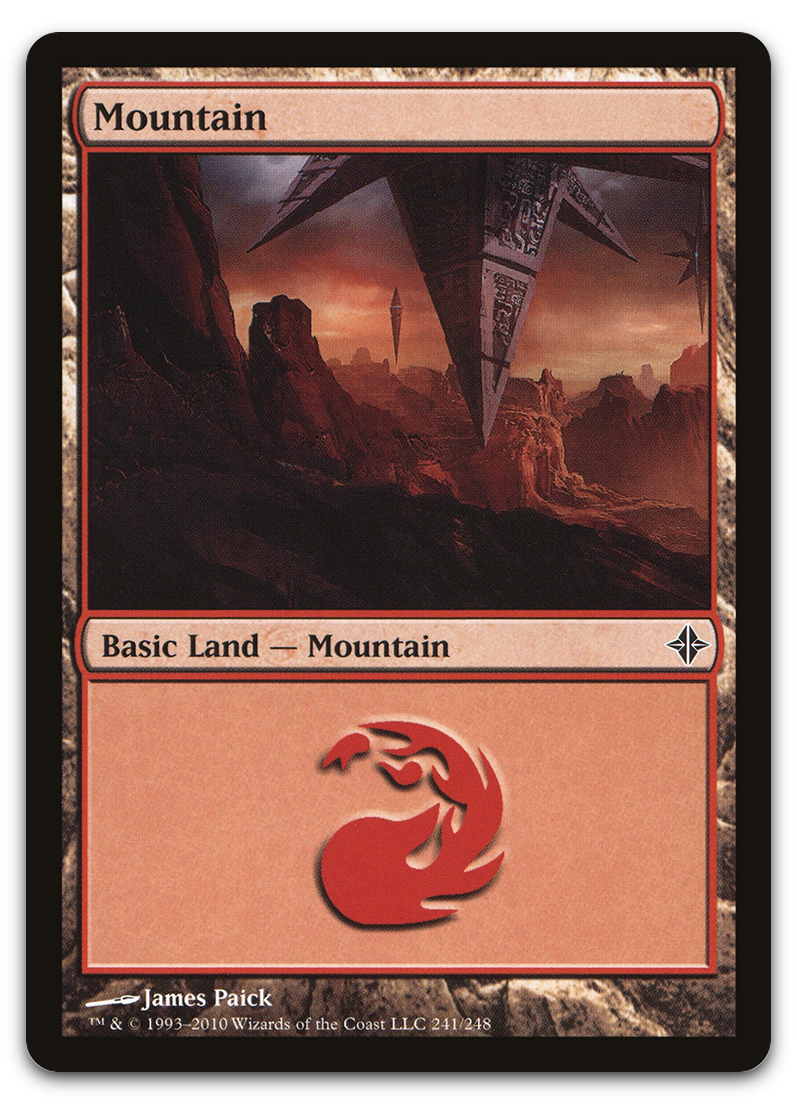 Mountain (241) (Rise of the Eldrazi)