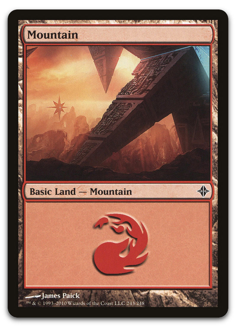 Mountain (243) (Rise of the Eldrazi)