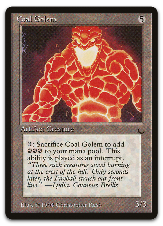Coal Golem (The Dark)