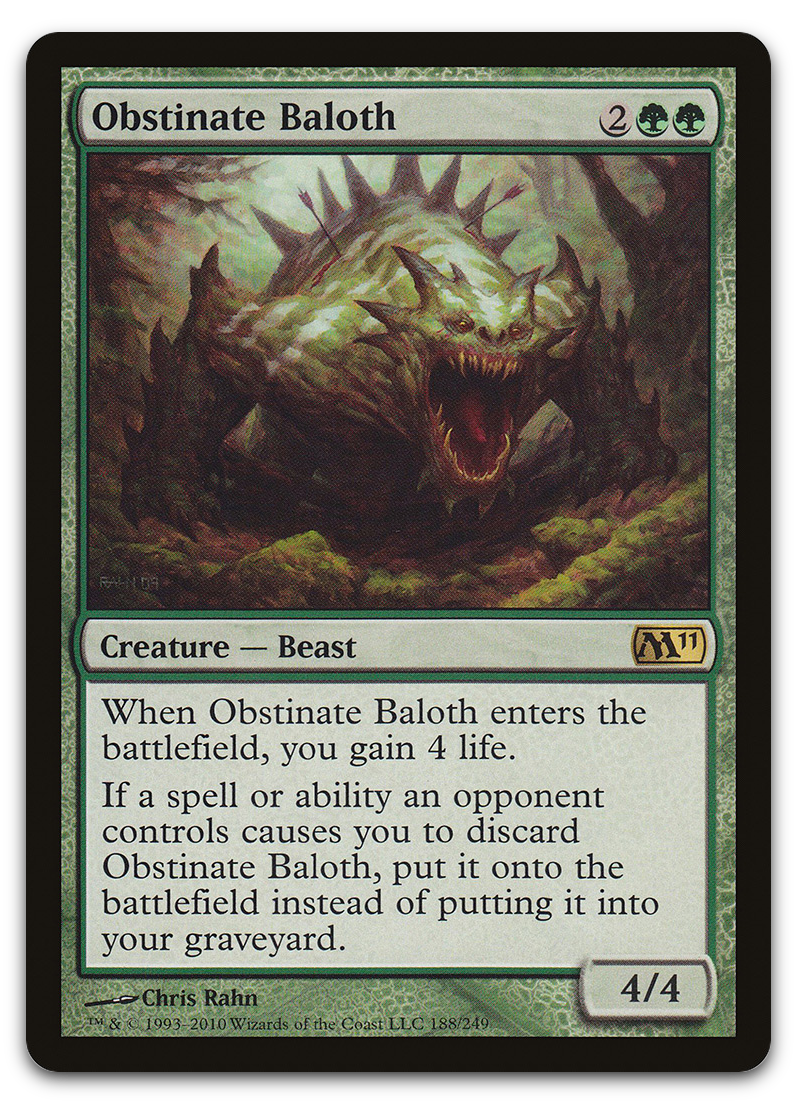 Obstinate Baloth (Magic 2011 (M11))