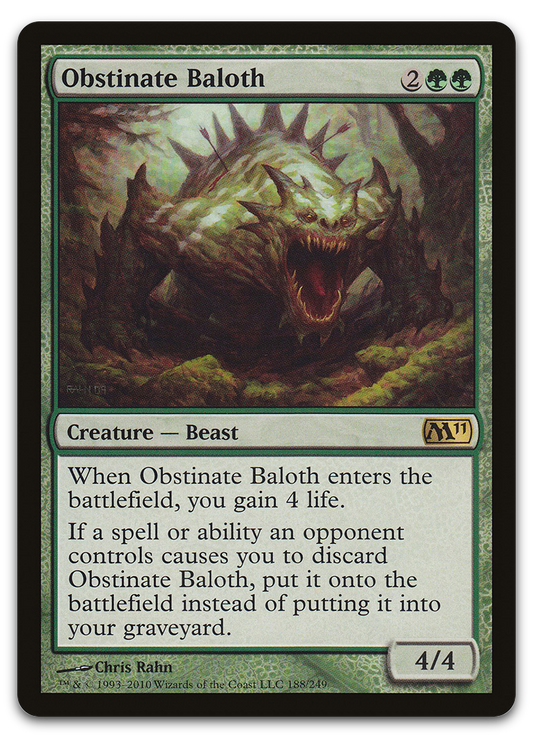 Obstinate Baloth (Magic 2011 (M11))