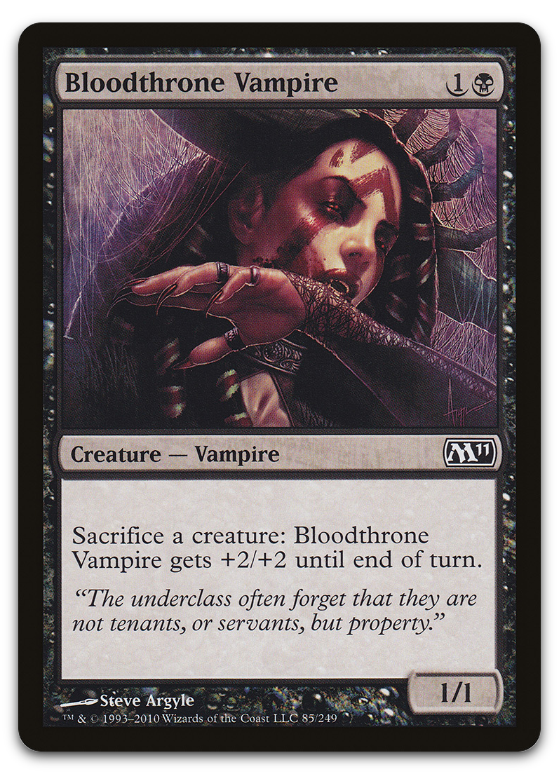 Bloodthrone Vampire (Magic 2011 (M11))