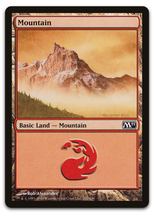 Mountain (242) (Magic 2011 (M11))