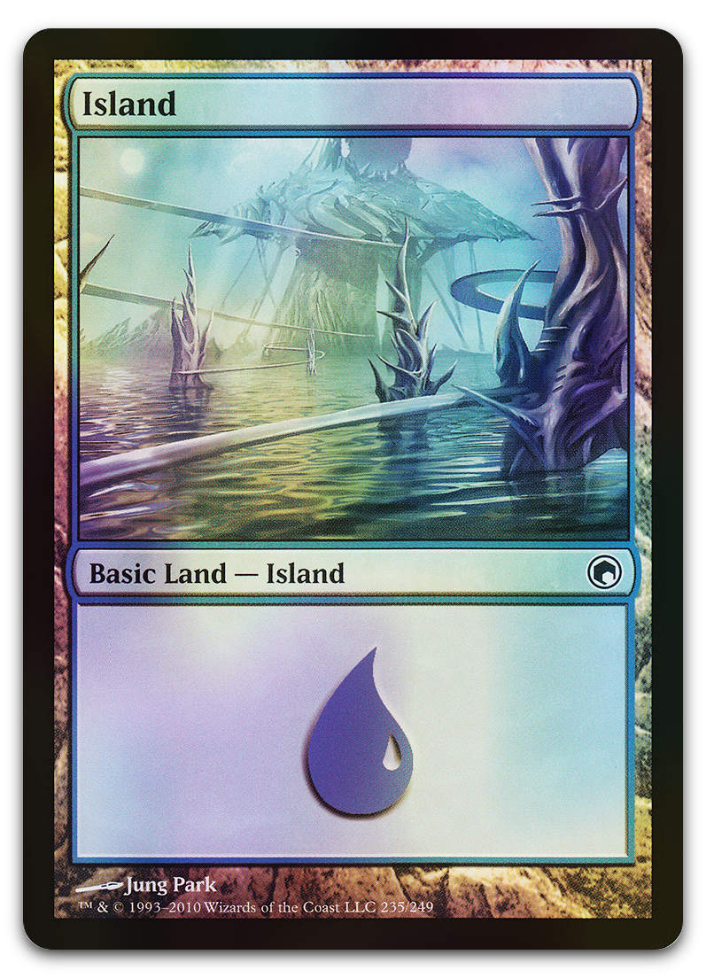 Island (235) (Scars of Mirrodin)
