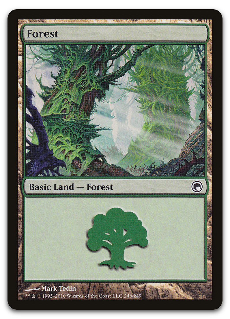 Forest (246) (Scars of Mirrodin)