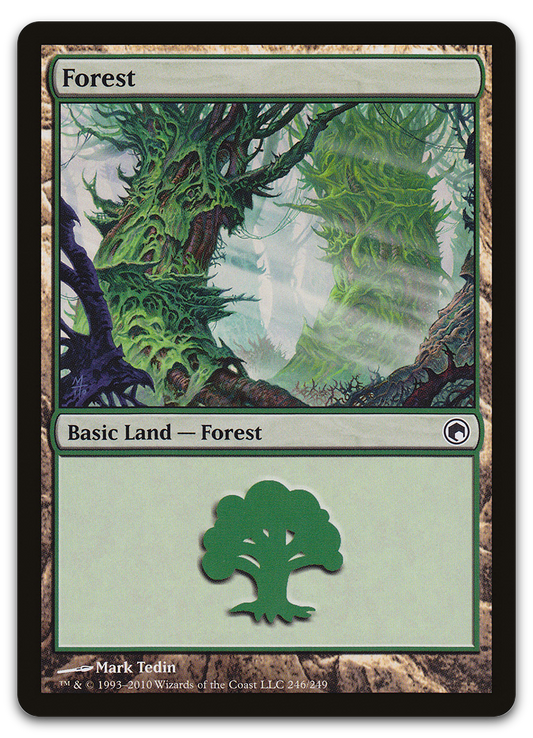 Forest (246) (Scars of Mirrodin)