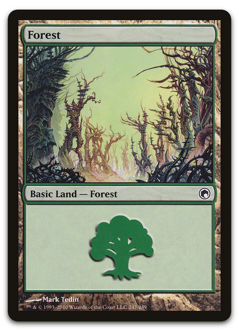Forest (247) (Scars of Mirrodin)