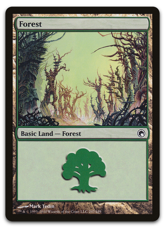 Forest (247) (Scars of Mirrodin)