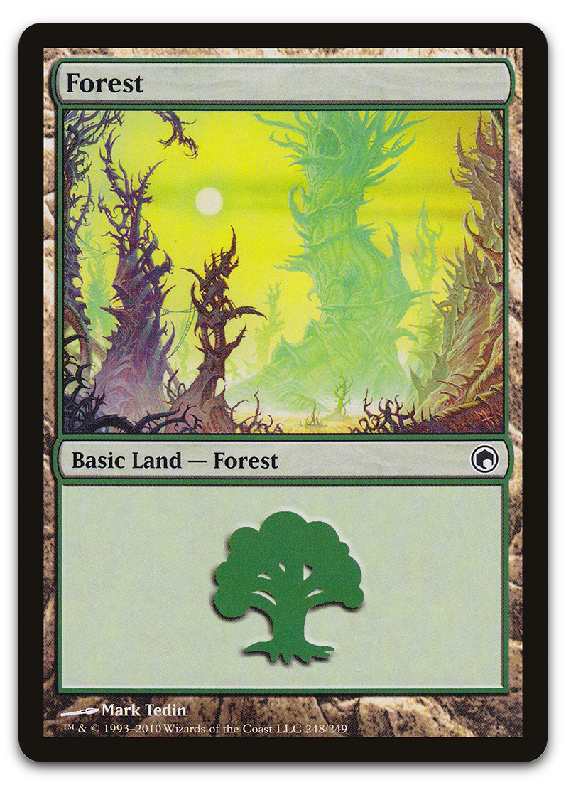 Forest (248) (Scars of Mirrodin)