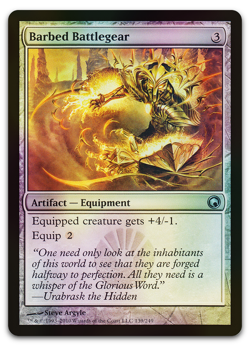 Barbed Battlegear (Scars of Mirrodin)