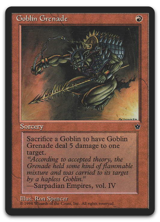 Goblin Grenade (Spencer) (Fallen Empires)