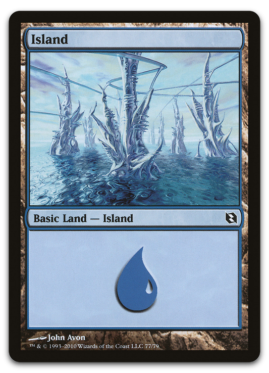 Island (77) (Duel Decks: Elspeth vs. Tezzeret)