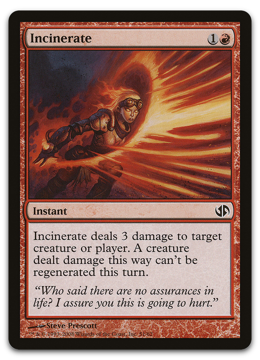 Incinerate (Duel Decks: Jace vs. Chandra)