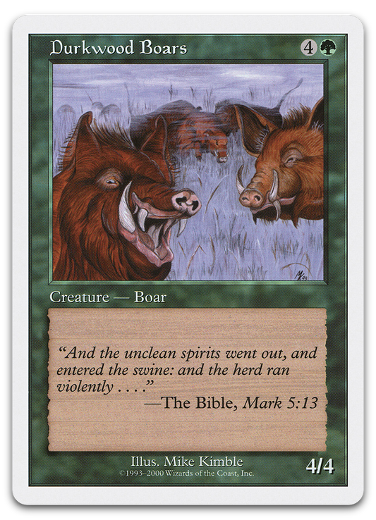 Durkwood Boars (Starter 2000)