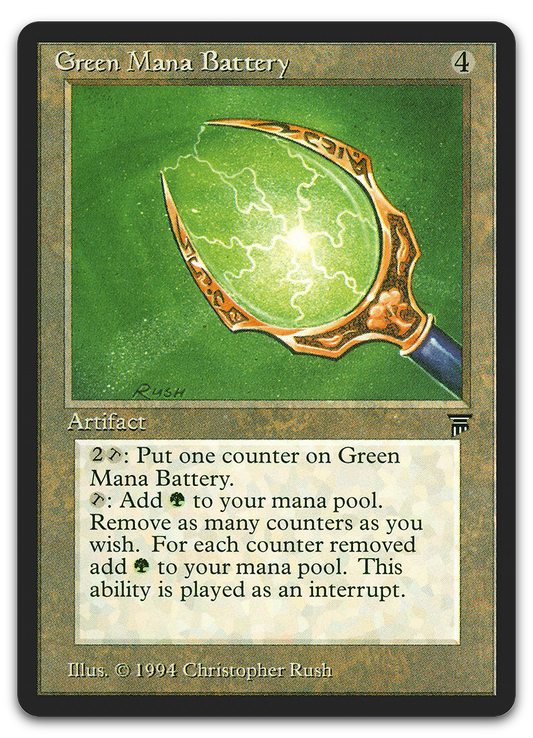Green Mana Battery (Legends)