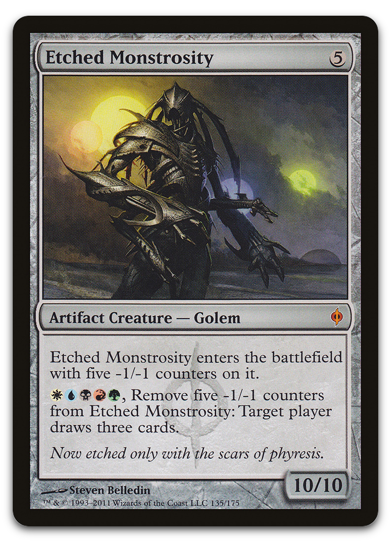 Etched Monstrosity (New Phyrexia)