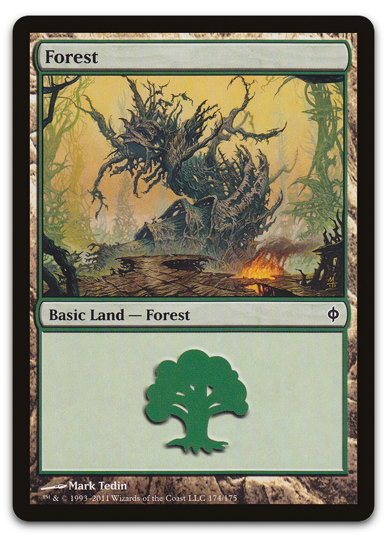 Forest (174) (New Phyrexia)