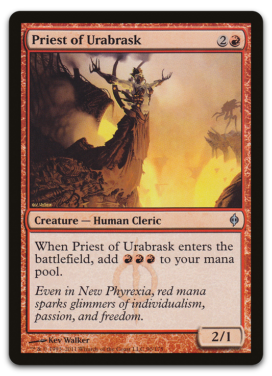 Priest of Urabrask (New Phyrexia)