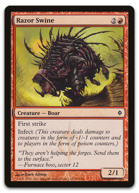 Razor Swine (New Phyrexia)