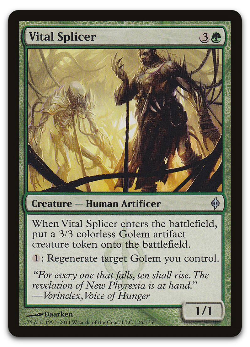 Vital Splicer (New Phyrexia)