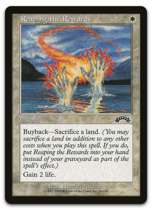 Reaping the Rewards (Exodus)