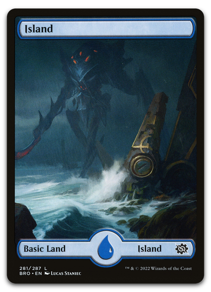 Island (281) - Full Art (The Brothers' War)