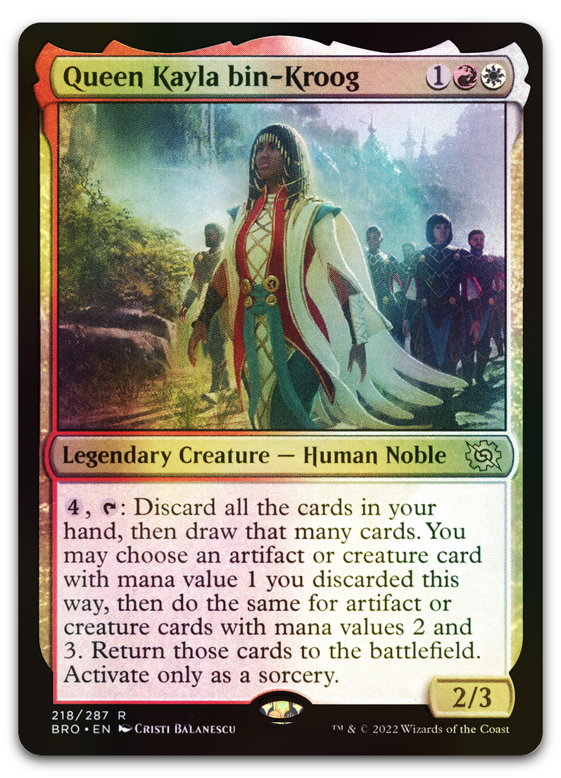 Queen Kayla bin-Kroog (The Brothers' War)