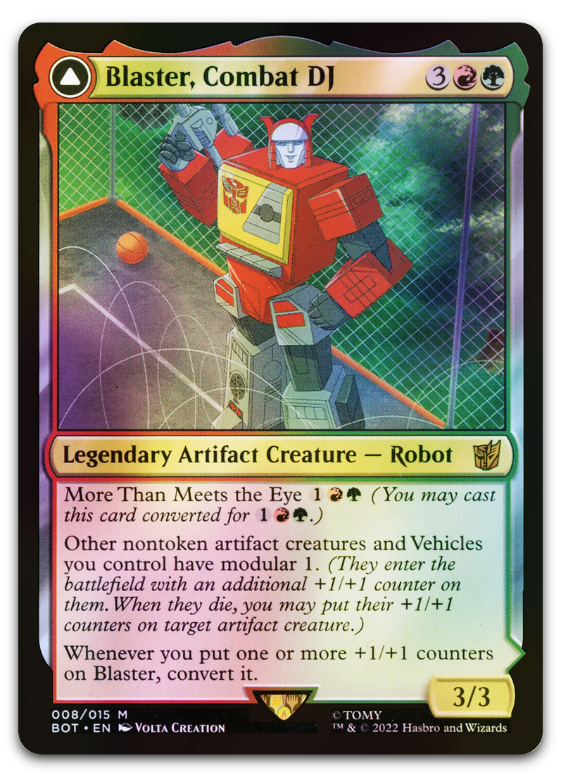 Blaster, Combat DJ (Universes Beyond: Transformers)